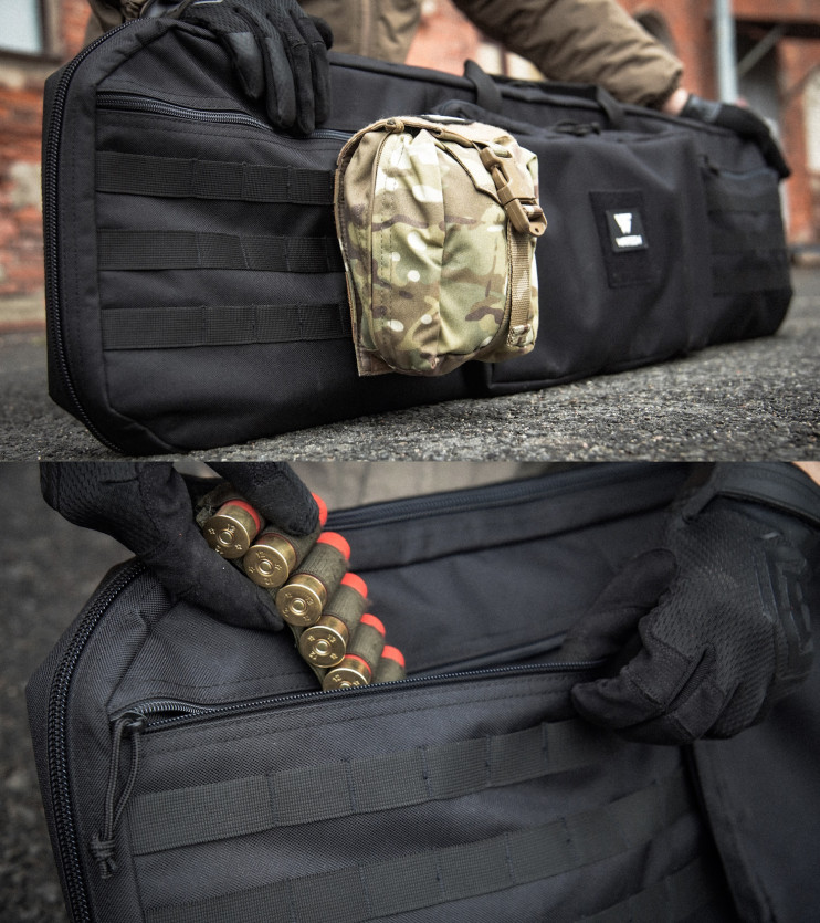 ОРУЖЕЙНЫЙ ЧЕХОЛ "СПРУТ" 110 СМ С ВНЕШНИМИ КАРМАНАМИ А-110