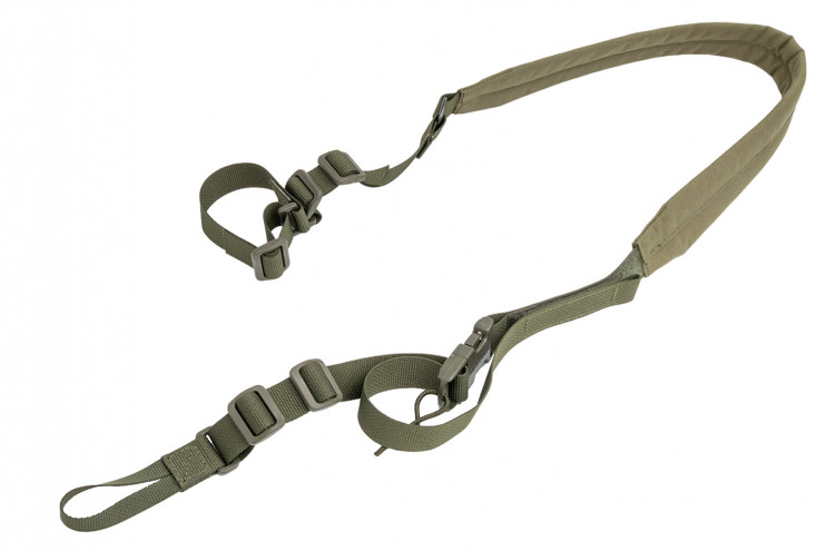 Ремень двухточечный с бесшумной антабкой TS-113