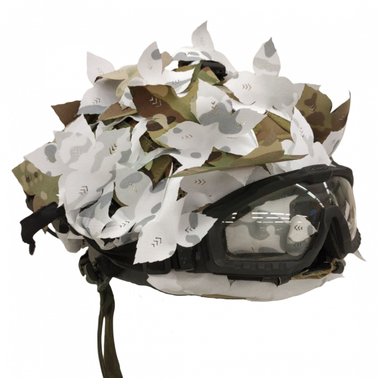 Чехол на шлем "Ковер" AP-110 форма листьев березы