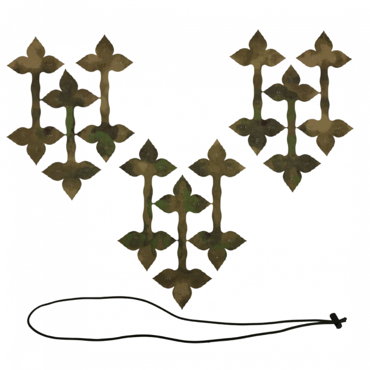 Чехол на шлем "Ковер" AP-110 форма листьев березы