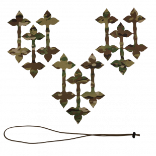 Чехол на шлем "Ковер" AP-110 форма листьев березы